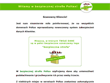 Tablet Screenshot of klient.poltax.waw.pl